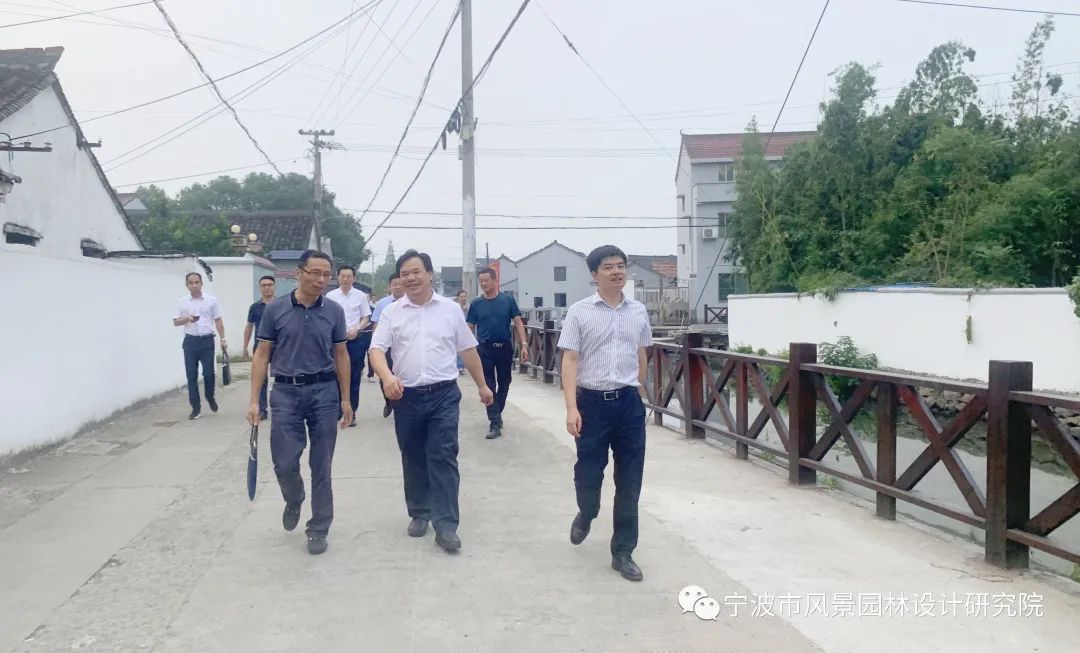 新闻丨我院陪同余姚市领导开展新时代乡村富裕富足示范线建设专题调研工作